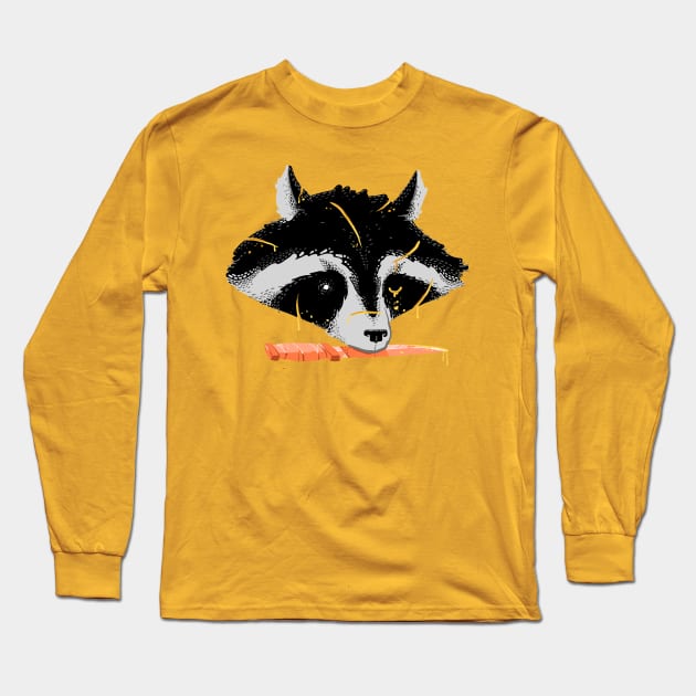 Raccoon Long Sleeve T-Shirt by fightstacy